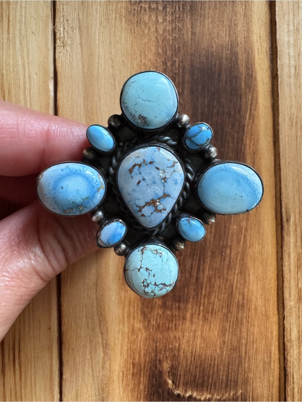 Wilson Dawes Golden Hills Cluster Ring